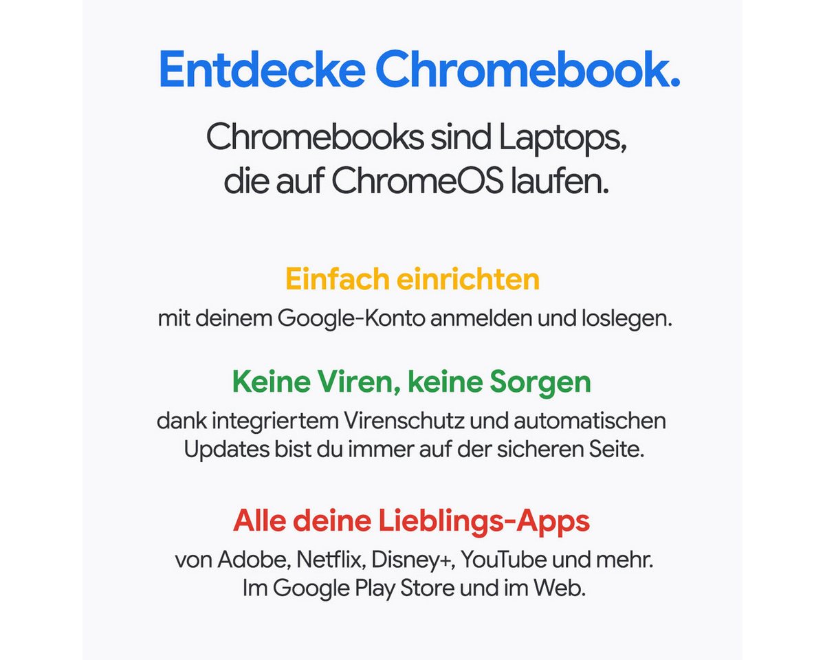 Lenovo Chrome 15M8910 Chromebook (38,86 cm/15,3 Zoll, MediaTek Kompanio 540, 4 GB, 128 GB UFS Festplatte) – Bild 3 von 5