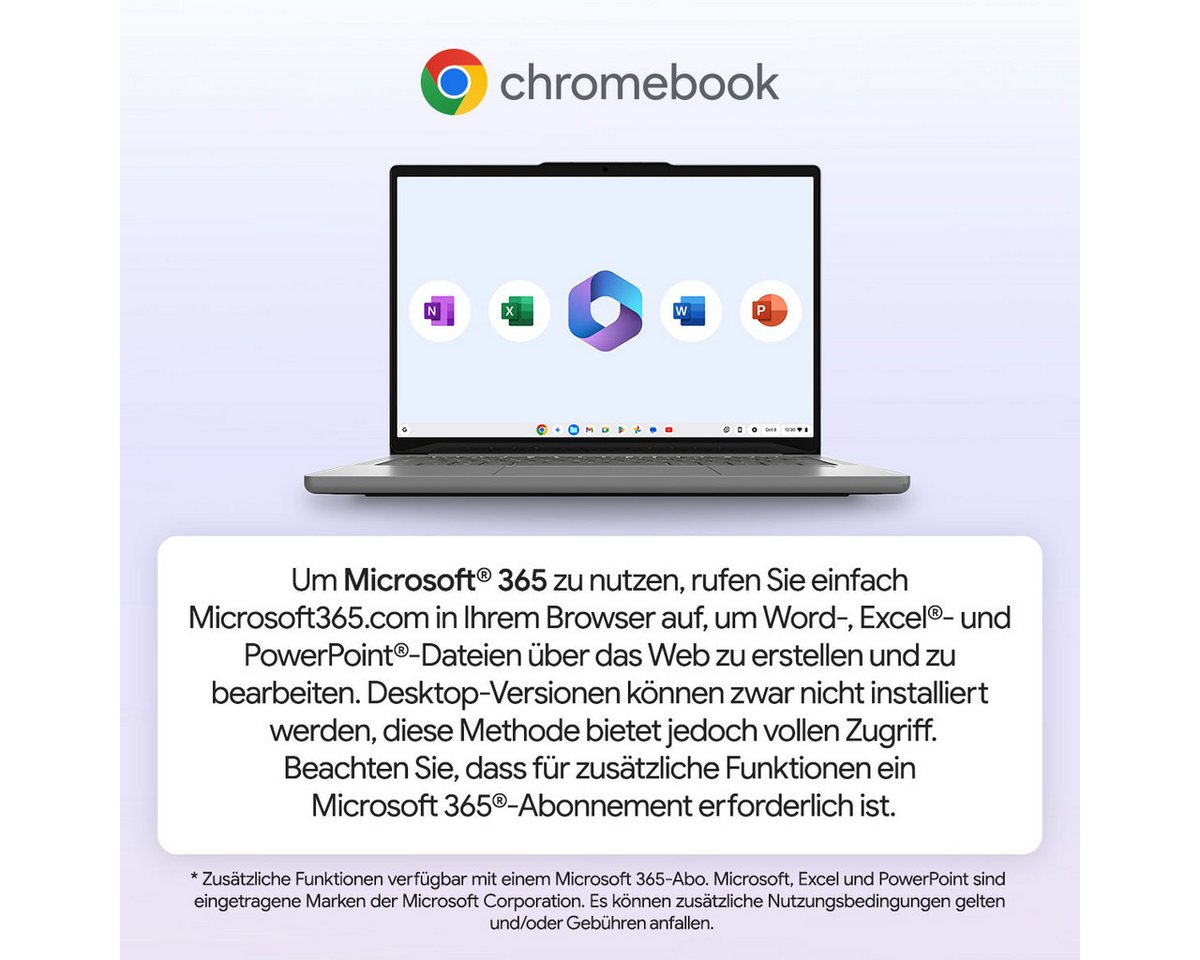 Lenovo Duet 11M889 Chromebook (27,8 cm/10,95 Zoll, MediaTek Kompanio 838, Mali-G57 MC3, 4 GB, 128 GB eMMC Festplatte) – Bild 3 von 5