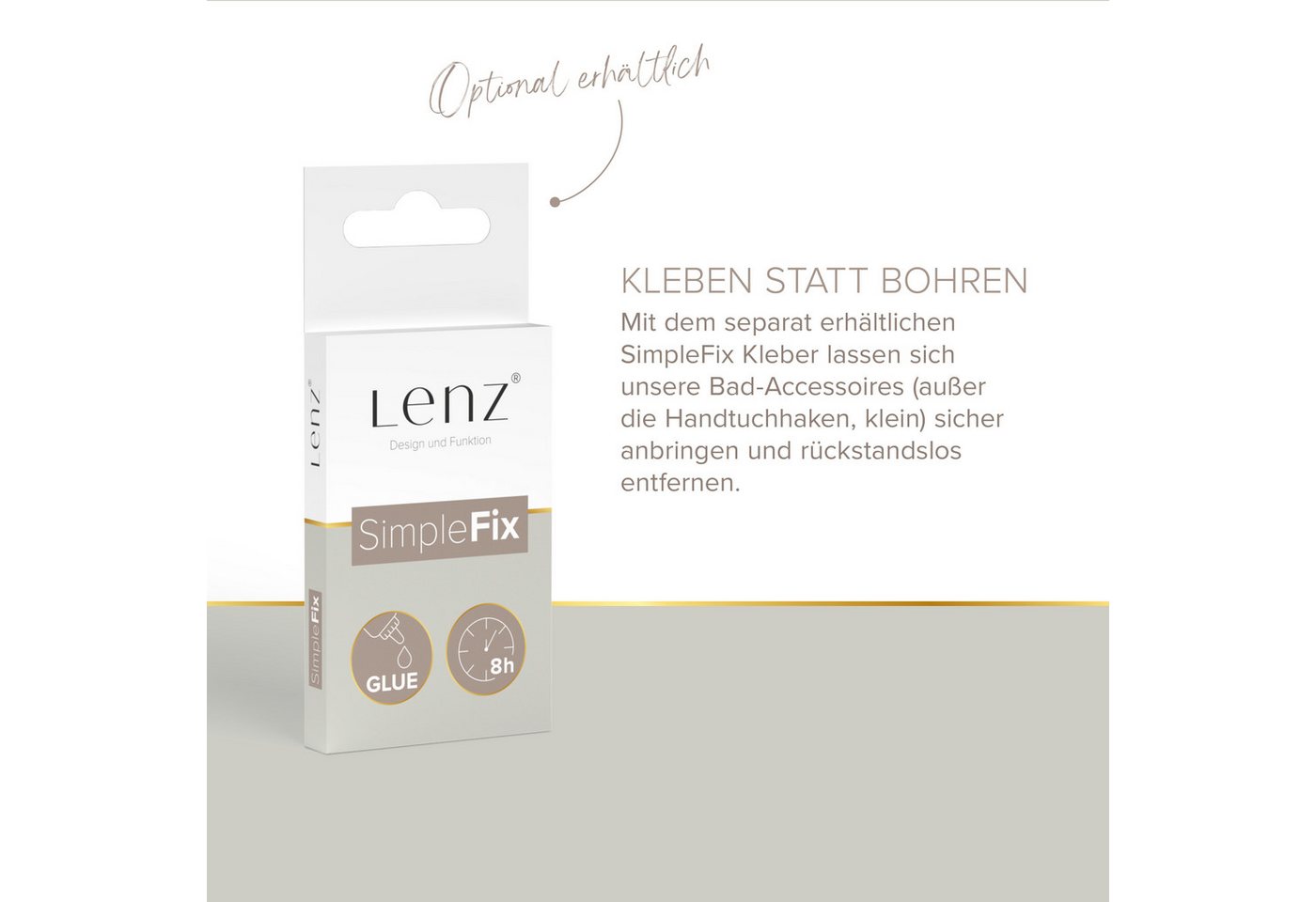 Lenz Doppelhandtuchhalter HYGGE, SIVO – Bild 5 von 5