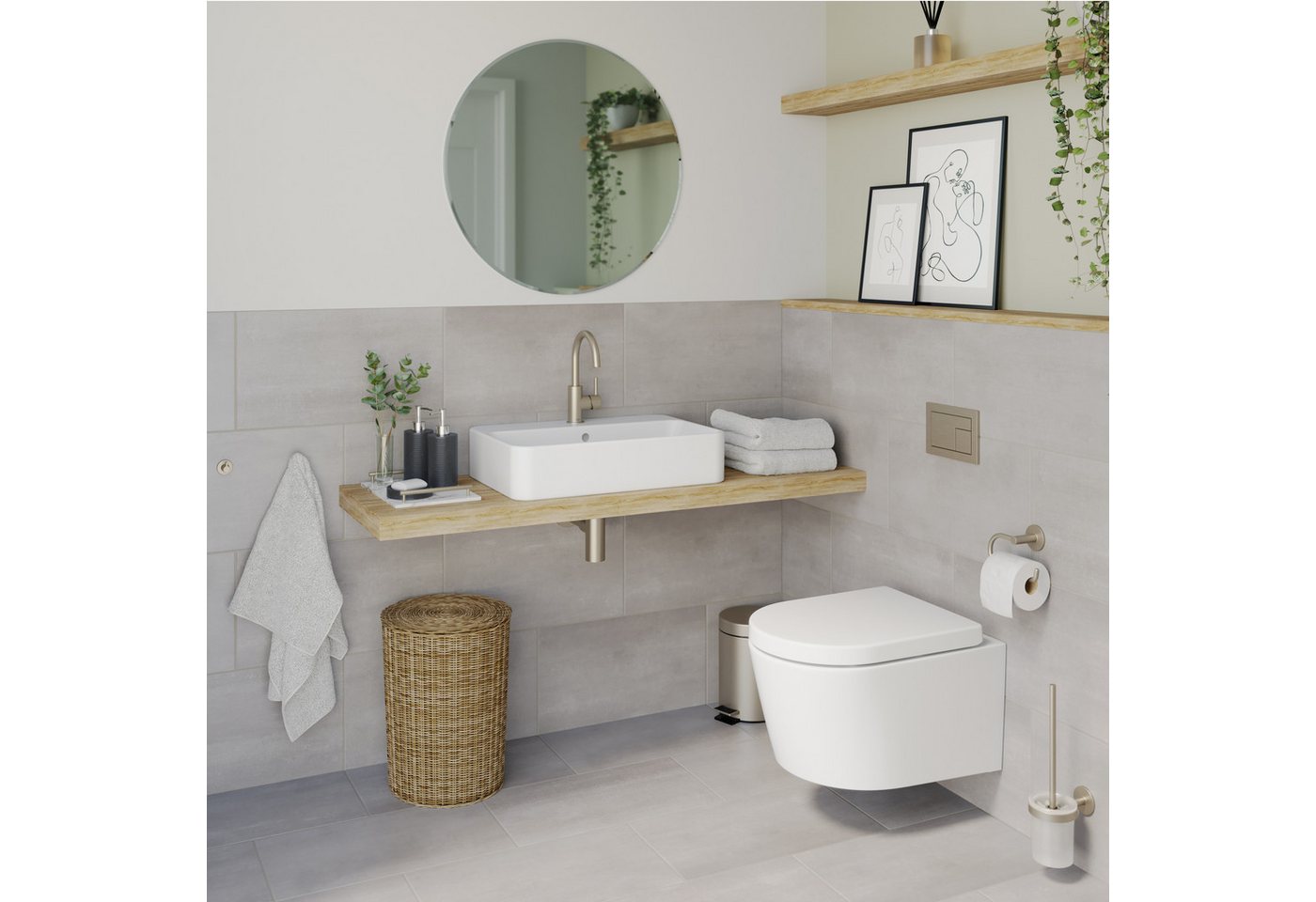 Lenz Handtuchhaken HYGGE, Badezimmer, (Packung, 2-St., 2 Stk), NOA – Bild 2 von 5