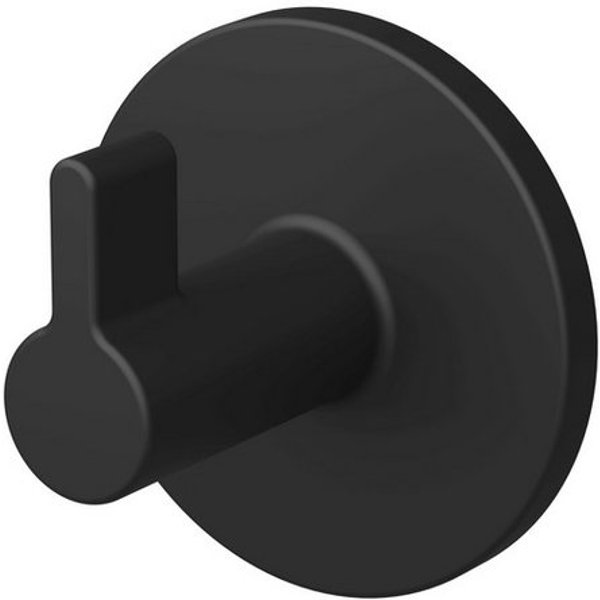 Lenz Handtuchhaken HYGGE, Badezimmer, (Packung, 1-St., 1 Stk), NERO, kleben oder bohren