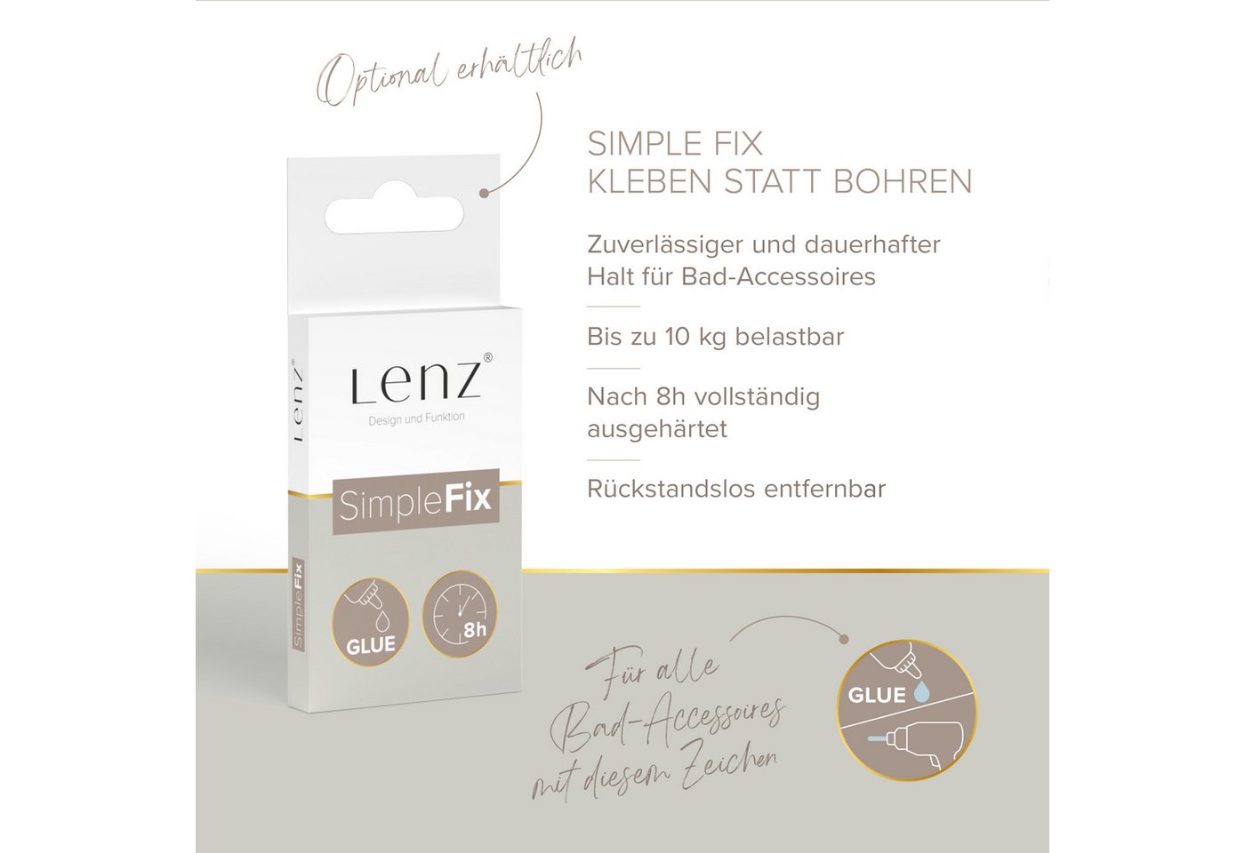 Lenz Handtuchhalter HYGGE, SIVO – Bild 2 von 3