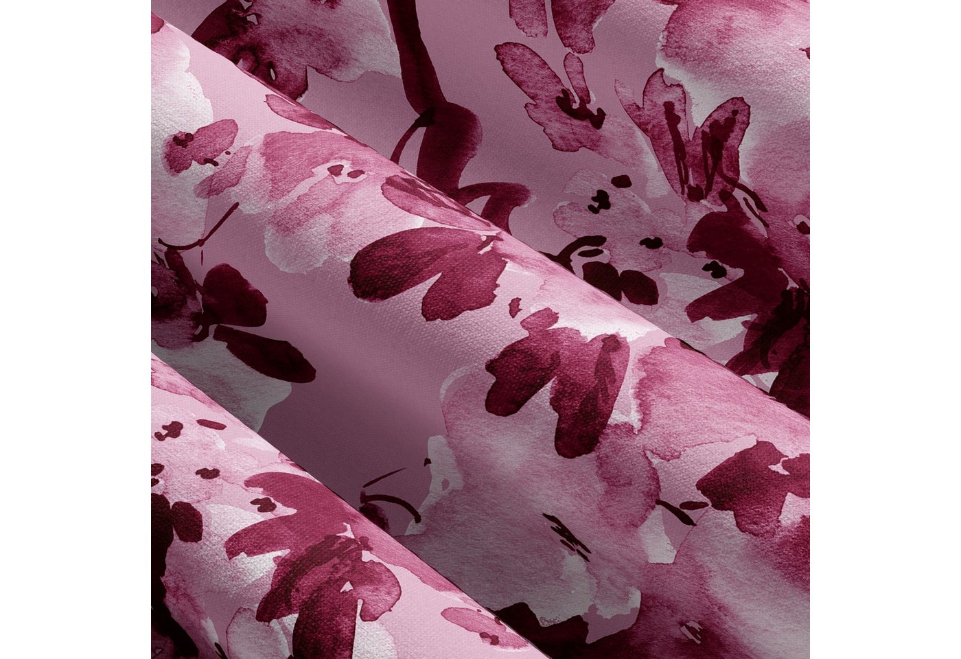 Leonado Vicenti Bettwäsche 135x200 cm oder 155x220 cm, Feinbiber, 2 teilig, extra weich und kuschelig, Rosa Geblümt – Bild 5 von 5