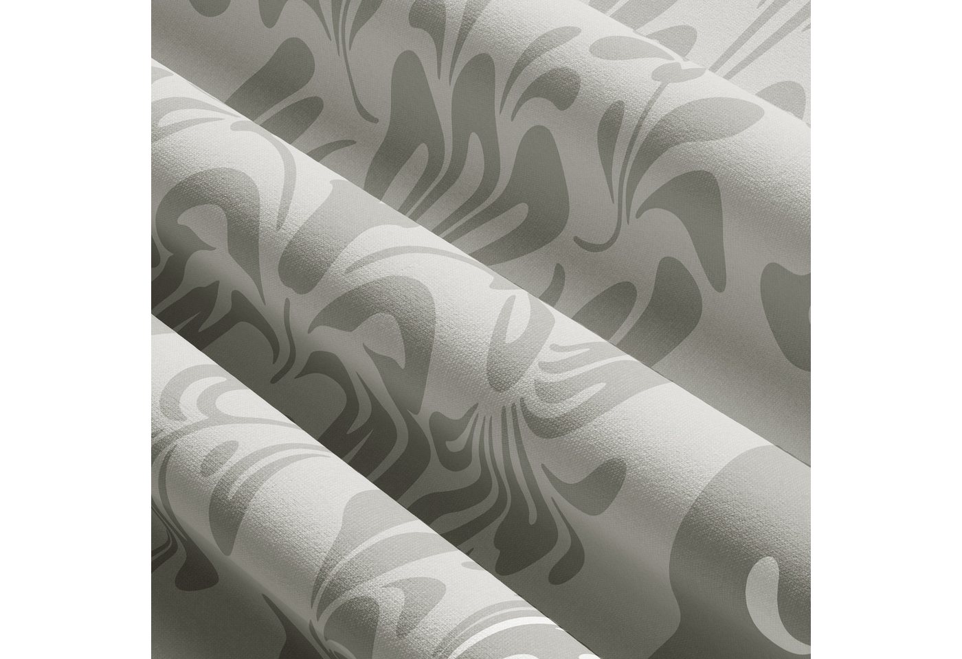 Leonado Vicenti Bettwäsche Biber Baumwolle, Biber, 3 teilig, warm und kuschelig, elegantes Design in Taupe und Beige – Bild 4 von 5