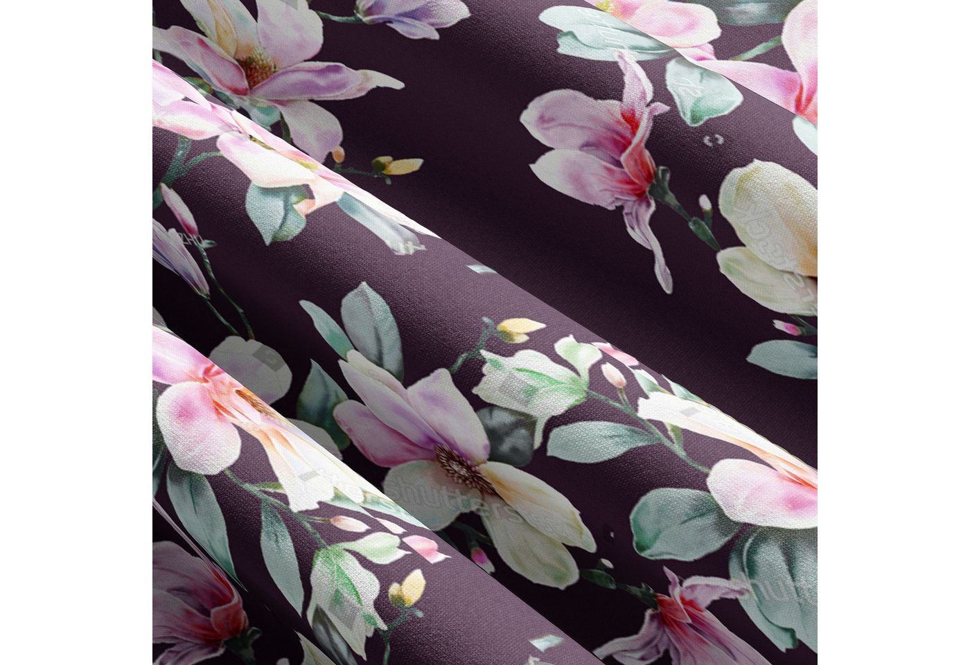 Leonado Vicenti Bettwäsche Biber Baumwolle, flauschig, Biber, 3 teilig, Blumen Design, flauschig warm – Bild 4 von 5