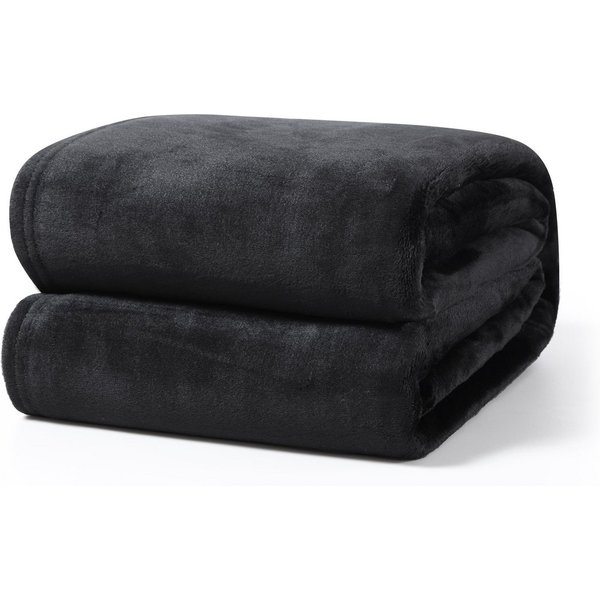 Wohndecke kuschelig warm, 2er Pack 150x200, Leonado Vicenti, Kuscheldecke flauschig weich, Einfarbig,2er Set