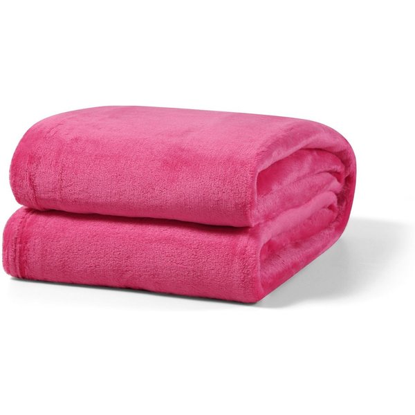 Wohndecke kuschelig warm, 2er Pack 150x200, Leonado Vicenti, Kuscheldecke flauschig weich, Einfarbig,2er Set