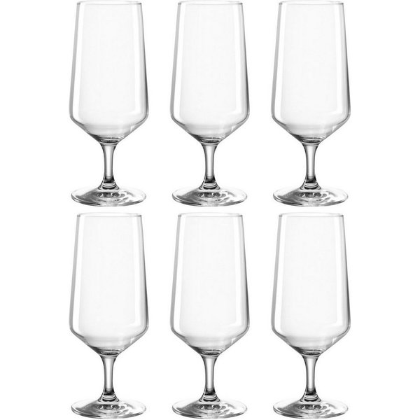 LEONARDO Bierglas PUCCINI, 6-tlg., Kristallglas, 410 ml, 6-teilig