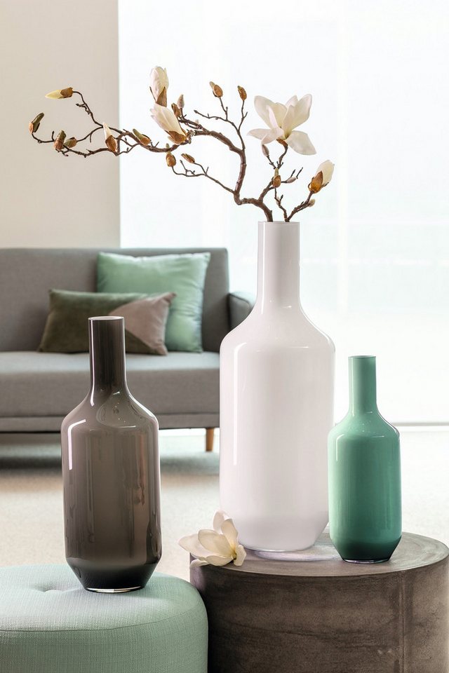 LEONARDO Bodenvase Dekovase MILANO, handgefertigt (1 St), aus Glas, in Flaschenform – Bild 2 von 5