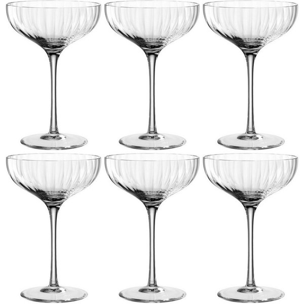 LEONARDO Champagnerglas POESIA, 6-tlg., Kristallglas, 260 ml, 6-teilig