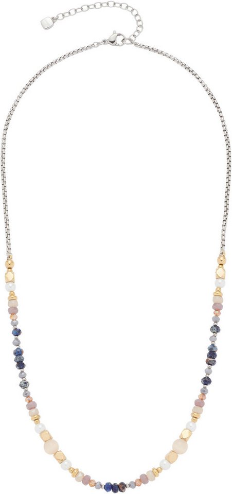 LEONARDO Charm-Kette Halskette Babsi, mit Sodalith - mit Cat´s Eye – Bild 2 von 4