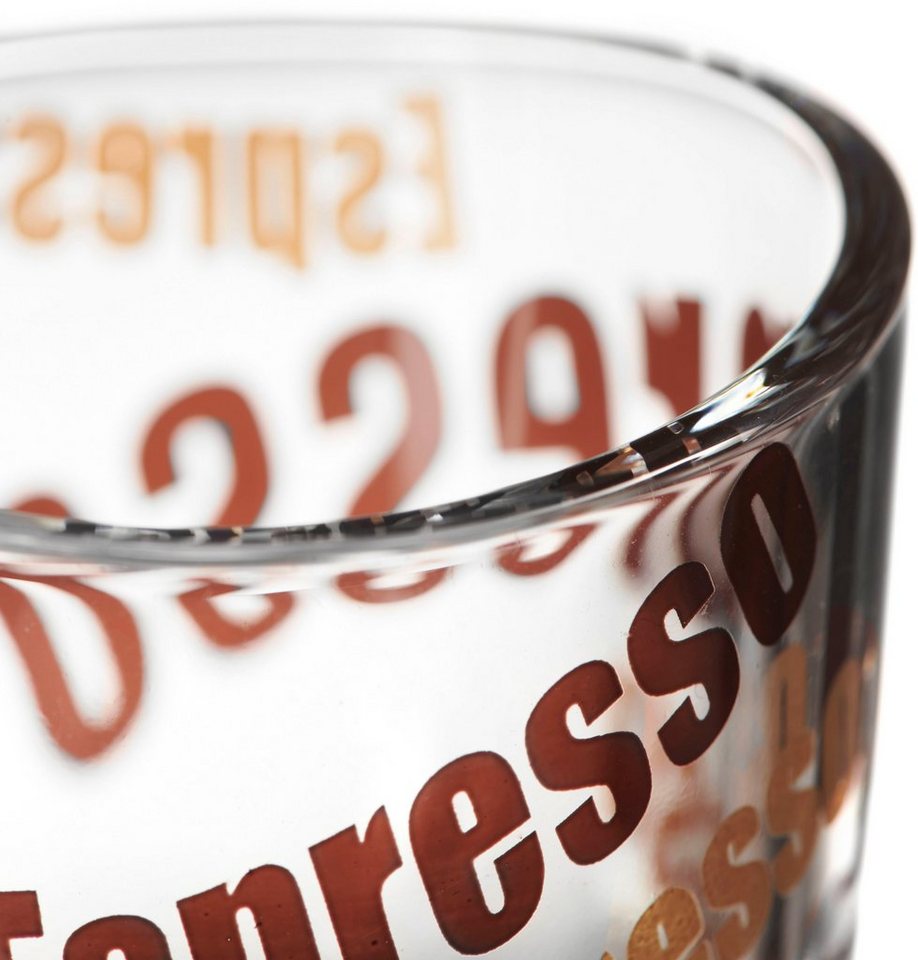 LEONARDO Espressotasse NAPOLI, 6-tlg., Glas, 80 ml, 6-teilig – Bild 3 von 5