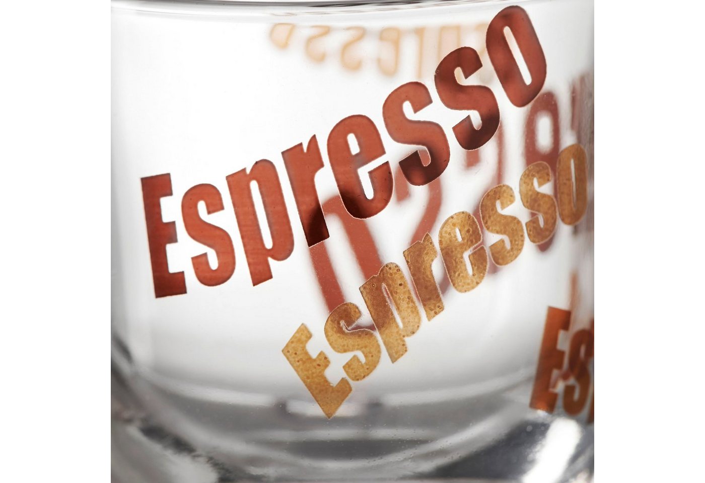 LEONARDO Espressotasse NAPOLI, 6-tlg., Glas, 80 ml, 6-teilig – Bild 5 von 5