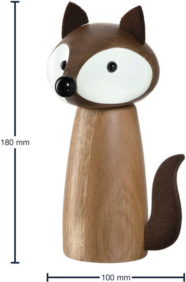 LEONARDO Gewürzmühle Fuchs manuell, Keramikmahlwerk, 19 cm – Bild 4 von 5
