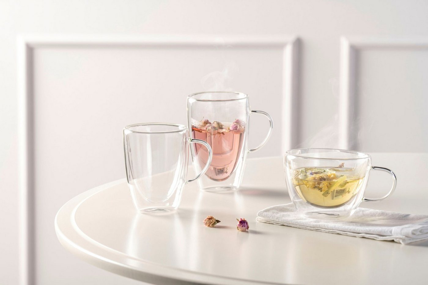 LEONARDO Gläser-Set DUO, 4-tlg., Borosilikatglas, doppelwandig, 4-teilig – Bild 3 von 4
