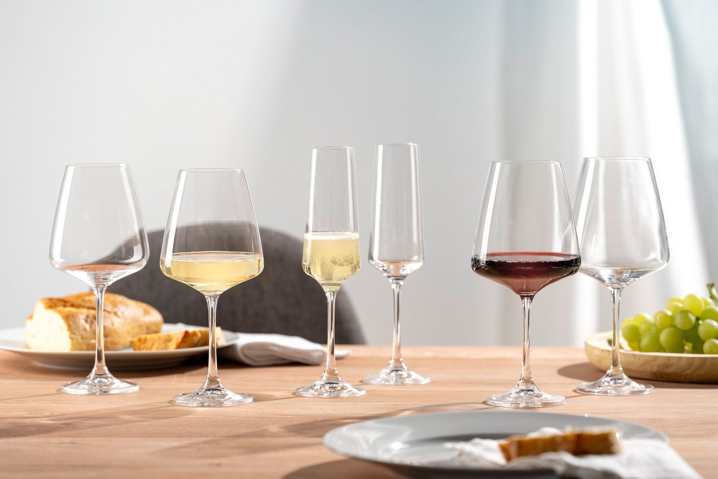 LEONARDO Gläser-Set Kelchglasset PALADINO, 12-teilig, 12-tlg., Kristallglas, spülmaschinengeeignet – Bild 2 von 2