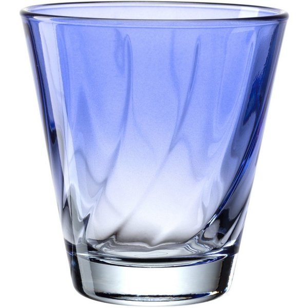 LEONARDO Gläser-Set Trinkglas, TWIST, 215 ml, 4er-Set, 4-tlg., Glas, Whiskybecher, spülmaschinengeeignet
