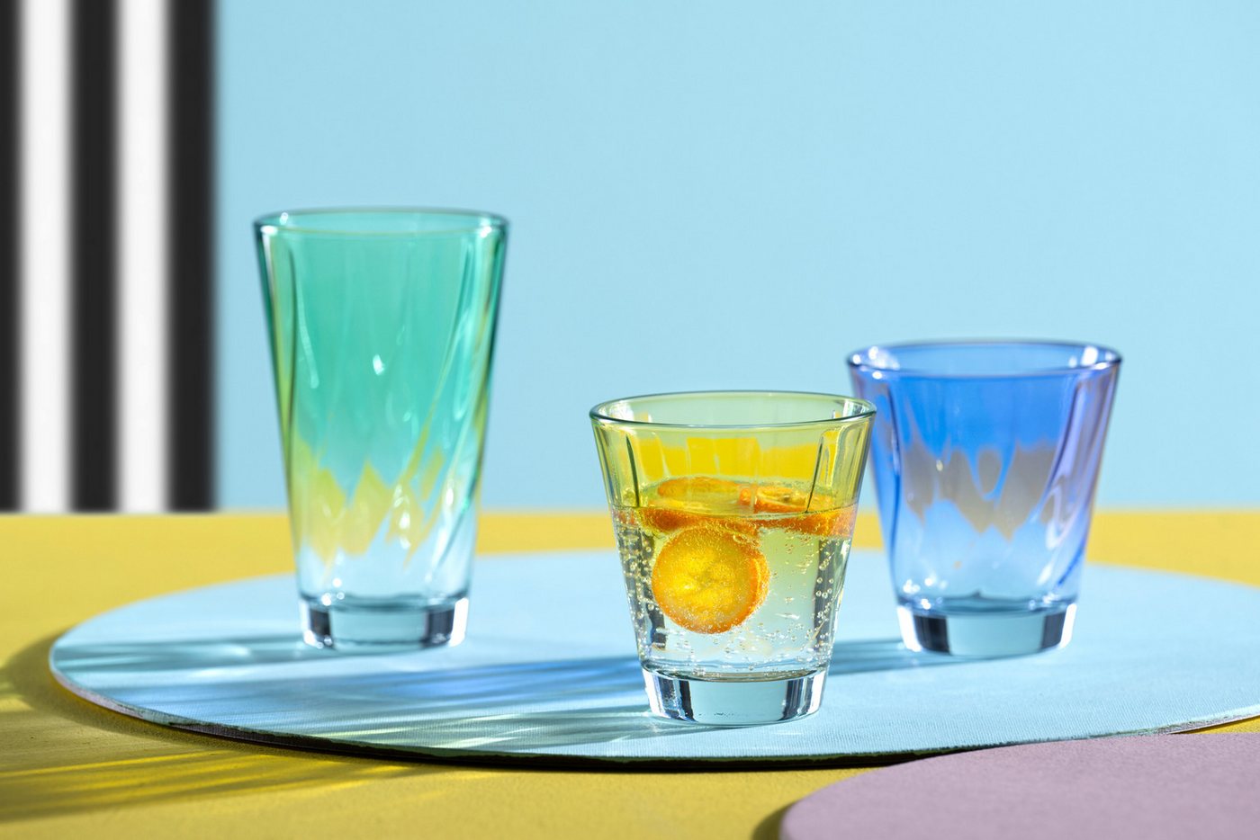 LEONARDO Gläser-Set Trinkglas, TWIST, 215 ml, 4er-Set, 4-tlg., Glas, Whiskybecher, spülmaschinengeeignet – Bild 2 von 5