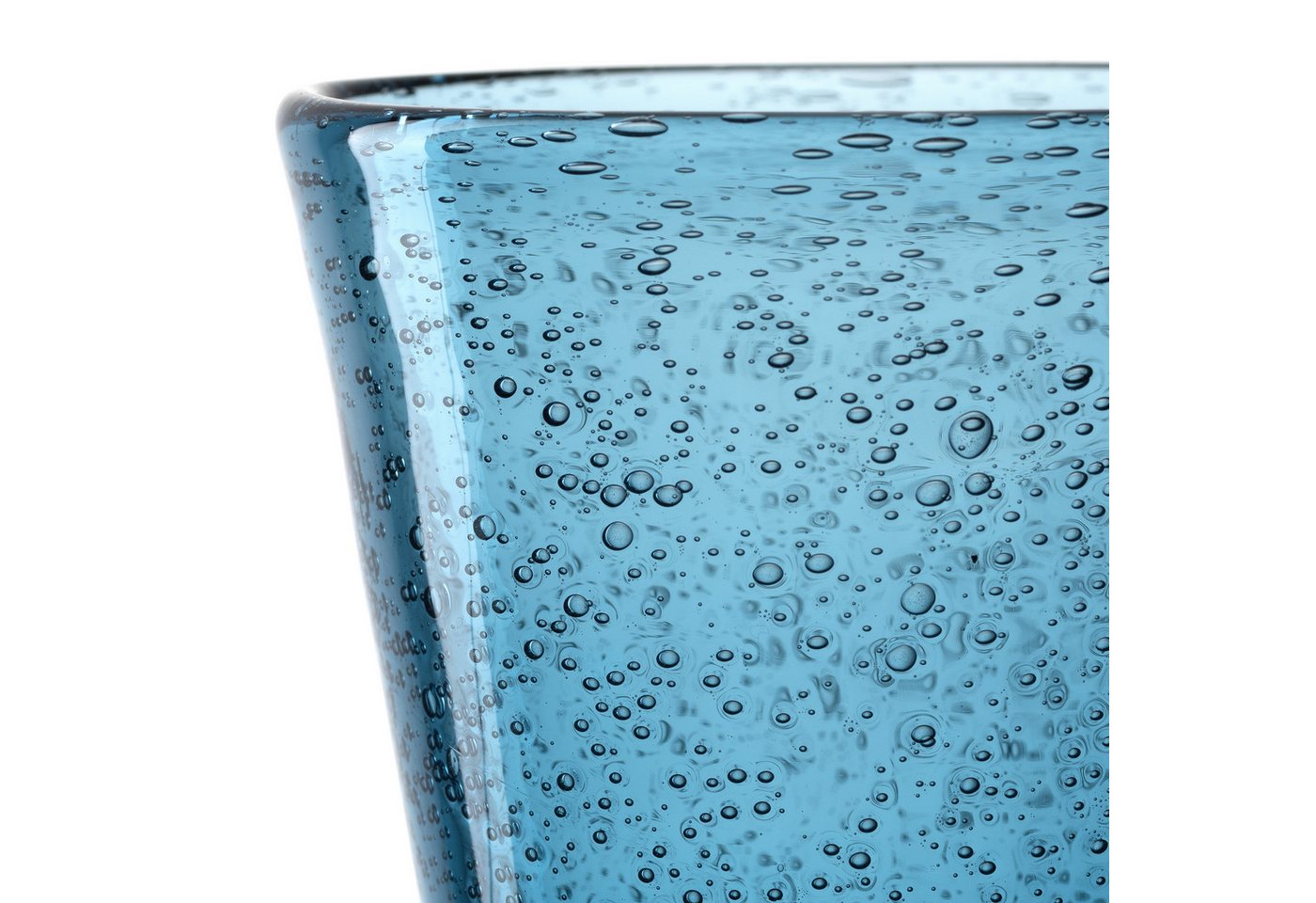 LEONARDO Gläser-Set Trinkglas BURANO, 330 ml, 4er-Set, 4-tlg., Glas, aus mundgeblasenem Schaumglas – Bild 4 von 5