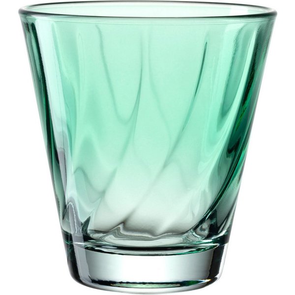 LEONARDO Gläser-Set Trinkglas, TWIST, 215 ml, 4er-Set, 4-tlg., Glas, Whiskybecher, spülmaschinengeeignet