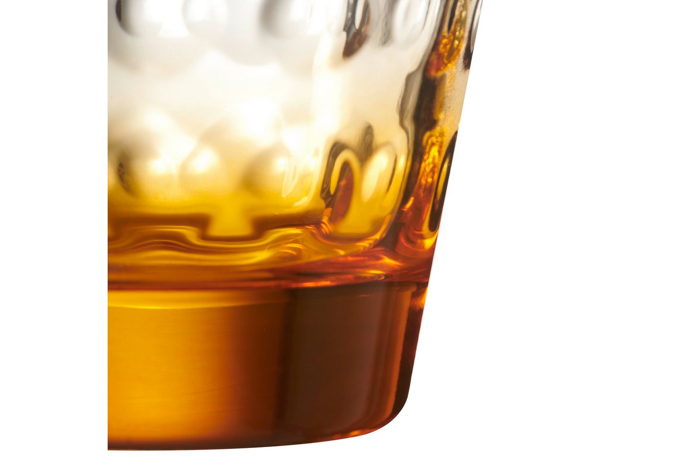 LEONARDO Glas Optic, Kalk-Natron Glas, 6 Trinkgläser, Spülmaschinenfest, verschiedene Farben – Bild 3 von 5