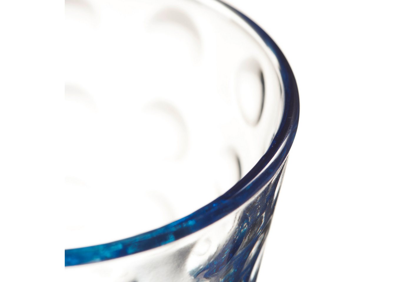 LEONARDO Glas Optic, Kalk-Natron Glas, 6 Trinkgläser, Spülmaschinenfest, verschiedene Farben – Bild 4 von 5
