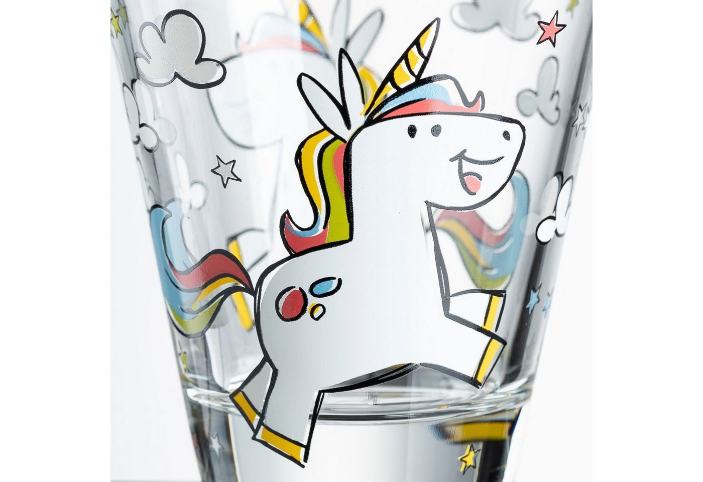 LEONARDO Kinderbecher BAMBINIEinhorn, 6-tlg., Glas, 215 ml, 6-teilig – Bild 5 von 5