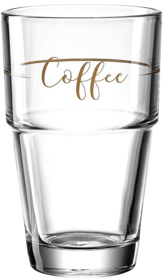 LEONARDO Latte-Macchiato-Glas Gläser-Set SOLO "Coffee", 6-tlg., Glas, 410 ml, 6-teilig – Bild 2 von 4