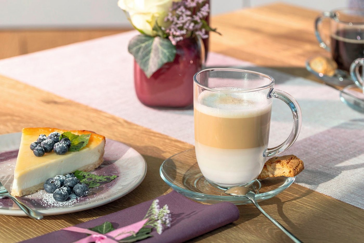 LEONARDO Latte-Macchiato-Tasse NAPOLI, 12-tlg., Glas, 380 ml, 12-teilig – Bild 2 von 2