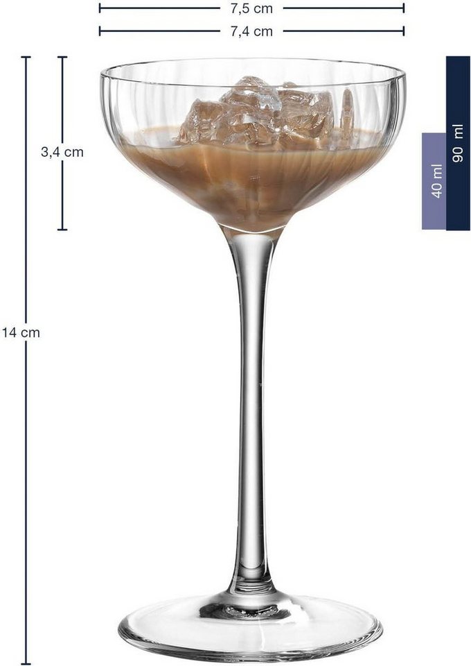 LEONARDO Likörglas POESIA, 6-tlg., Kristallglas, 90 ml, 6-teilig – Bild 4 von 4