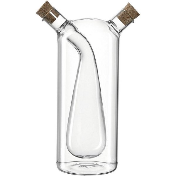 LEONARDO Menage-Set CUCINA, (1-tlg), Essig/Öl Flasche 2in1, 18,5 cm