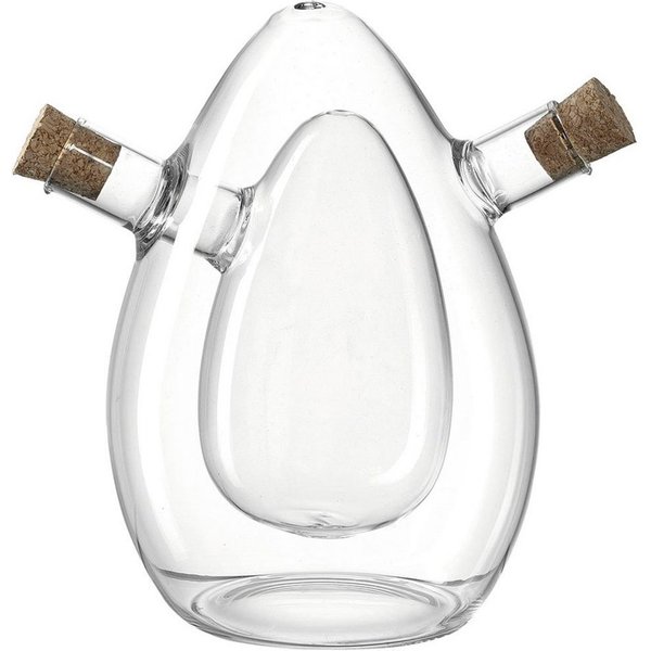 LEONARDO Menage-Set CUCINA, (1-tlg), Essig/Öl Flasche 2in1, 15,7 cm