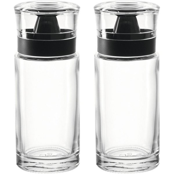 LEONARDO Menage-Set Öl- und Essigspender CUCINA, (Set, 2-tlg), Essig- und Ölflaschen-Set aus Glas, spülmaschinengeeignet