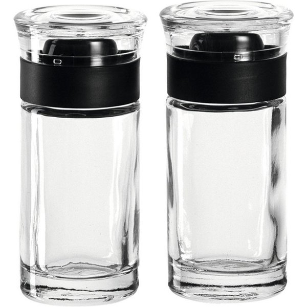 LEONARDO Salz- / Pfefferstreuer CUCINA, Gewürzstreuer, 2er Set, (Set, 2-tlg), Höhe ca. 9 cm, Fassungsvermögen je 40 ml