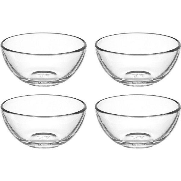 LEONARDO Schale CUCINA, 4er-Set, Glas, (Set, 4-tlg), Spülmaschinengeeignet
