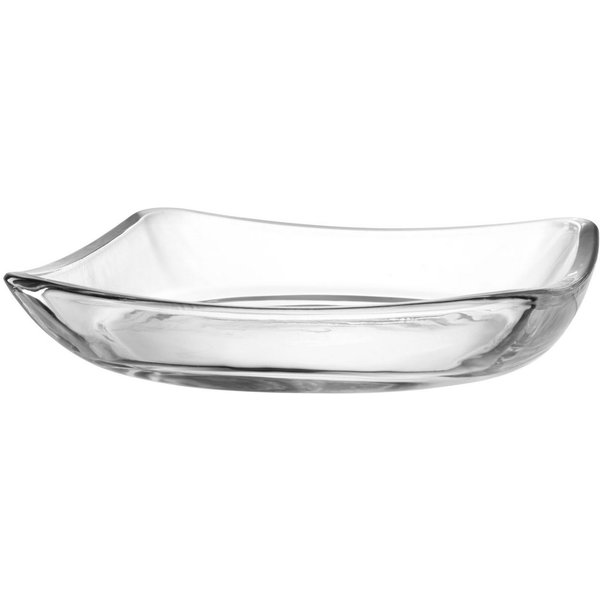 LEONARDO Schale PIAZZA, Teller ca. 20 cm, 4er-Set, Glas, (Set, 4-tlg), spülmaschinengeeignet
