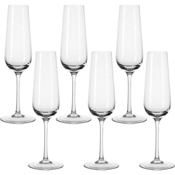 LEONARDO Sektglas TIVOLI, 6-tlg., Kristallglas, 210 ml, 6-teilig