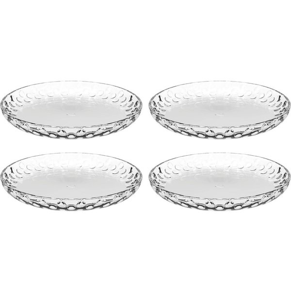 LEONARDO Speiseteller Teller CUCINA OPTIC, 18 cm, 4er-Set, (4 St), Teller Set, spülmaschinengeeignet