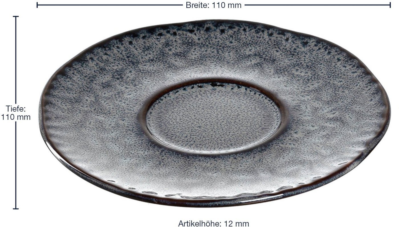 LEONARDO Untertasse Matera, (4 St), Teller Set, Keramik, Ø 11 cm – Bild 3 von 5