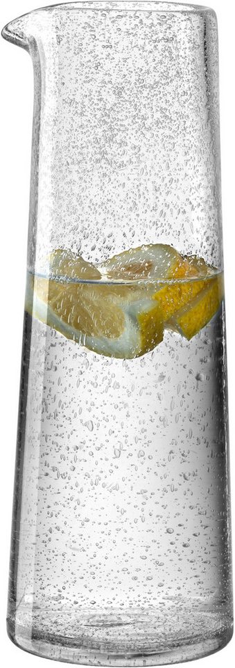LEONARDO Wasserkrug BURANO, Krug, 900 ml, (1-tlg), aus Schaumglas, in konischer Form, spülmaschinengeeignet – Bild 2 von 5
