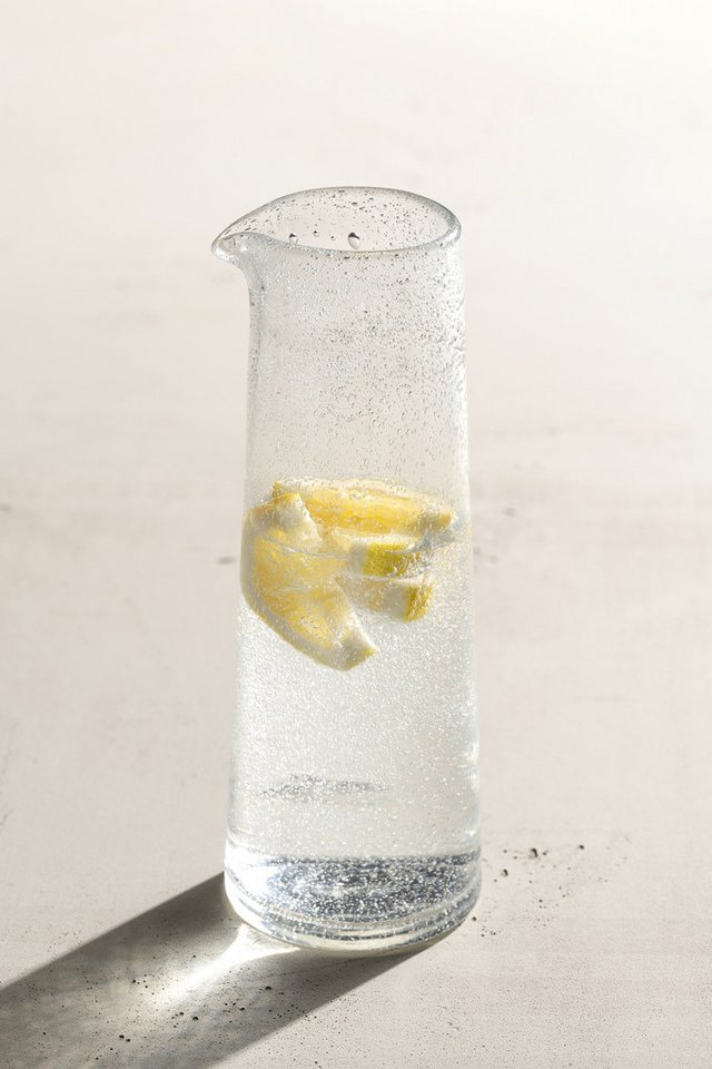LEONARDO Wasserkrug BURANO, Krug, 900 ml, (1-tlg), aus Schaumglas, in konischer Form, spülmaschinengeeignet – Bild 3 von 5