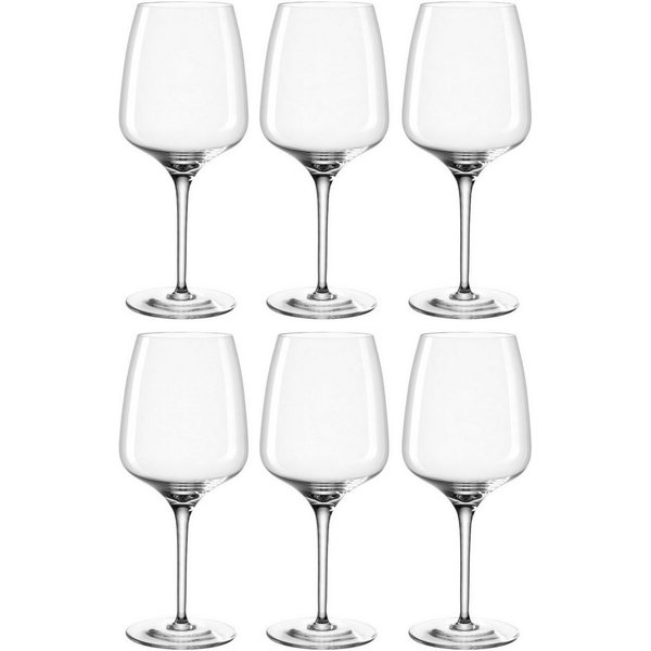 LEONARDO Weinglas Weißweinglas CESTI, 360 ml, 6er-Set, 6-tlg., Kristallglas, Kelchglas, spülmaschinengeeignet