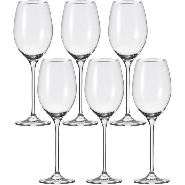 LEONARDO Weißweinglas CHEERS, 6-tlg., Kristallglas, 400 ml, 6-teilig