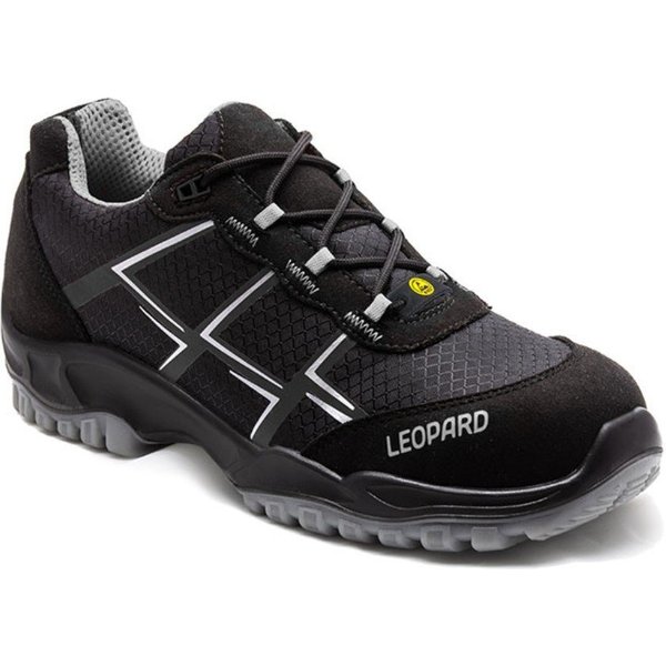 LEOPARD Sicherheitsschuhe S1 schwarz ESD Sicherheitsschuh Electro Static Discharge