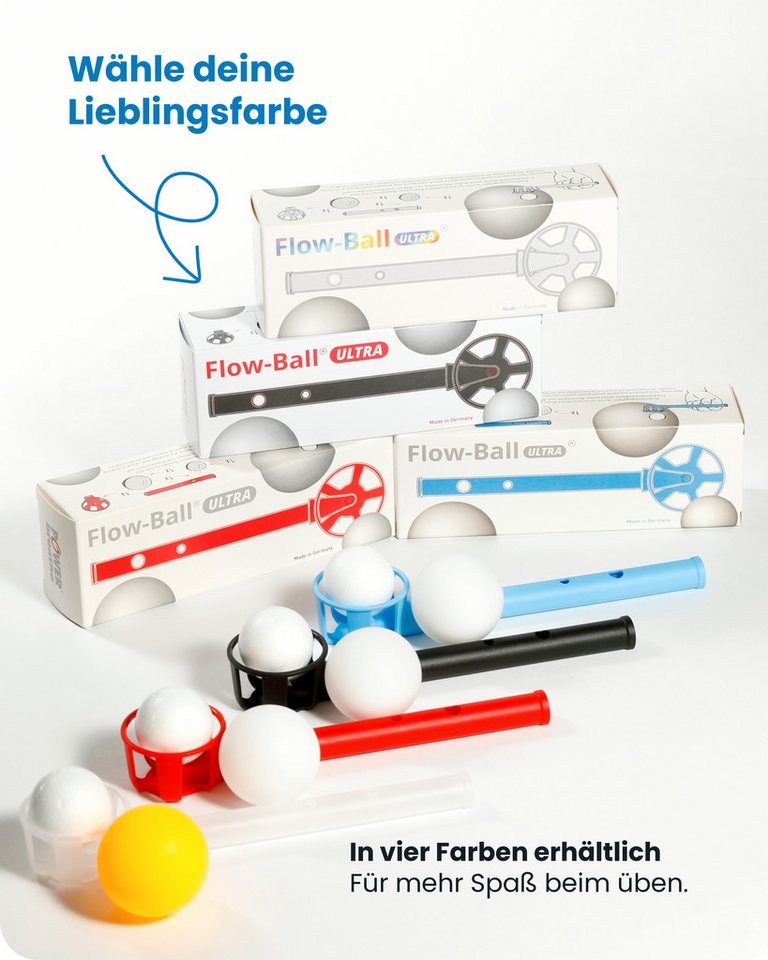 Flow-Ball ULTRA® Lernspielzeug Flow-Ball ULTRA®, Pustespiel für Konzentration, Spielspaß, Bewegung, Geschicklichkeit – Bild 2 von 5
