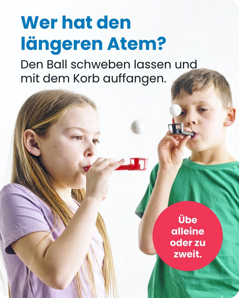 Flow-Ball ULTRA® Lernspielzeug Flow-Ball ULTRA®, Pustespiel für Konzentration, Spielspaß, Bewegung, Geschicklichkeit – Bild 4 von 5