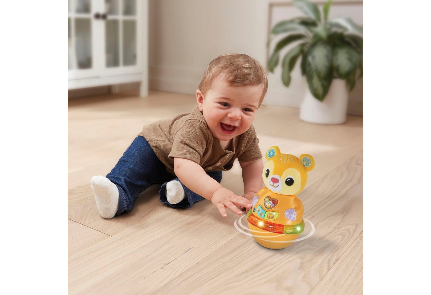 Vtech® Lernspielzeug Vtech Baby, Wackelbärchen, mit Licht- und Soundeffekt – Bild 3 von 4