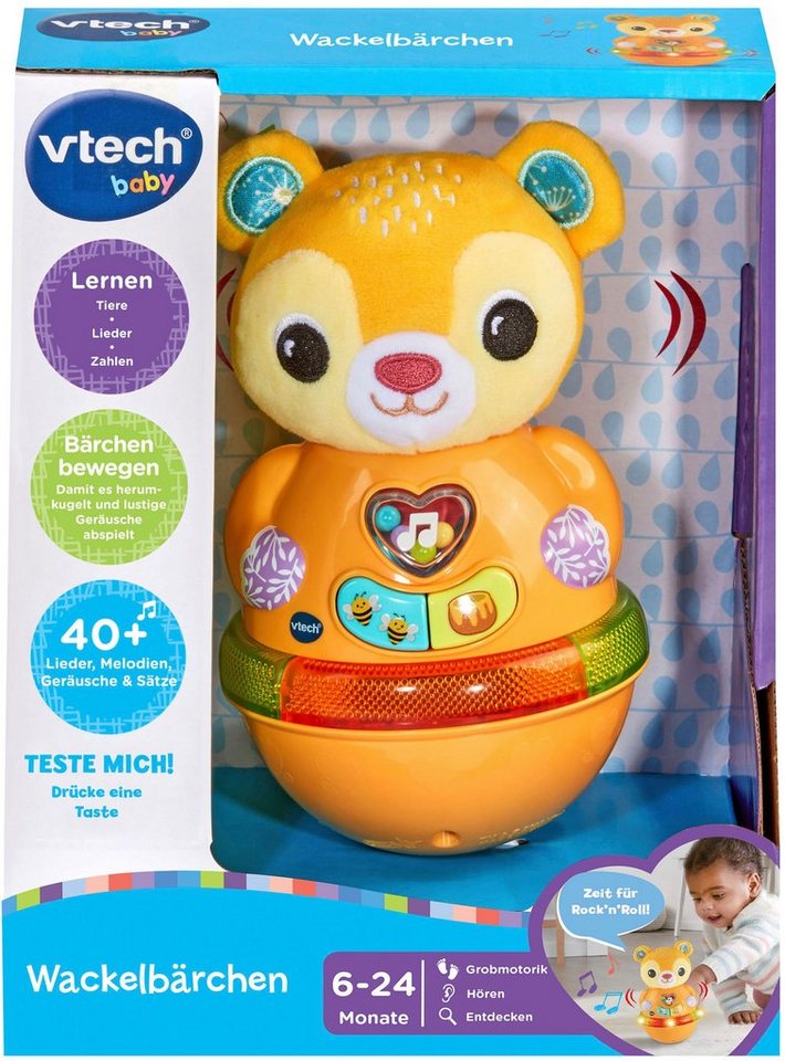Vtech® Lernspielzeug Vtech Baby, Wackelbärchen, mit Licht- und Soundeffekt – Bild 4 von 4