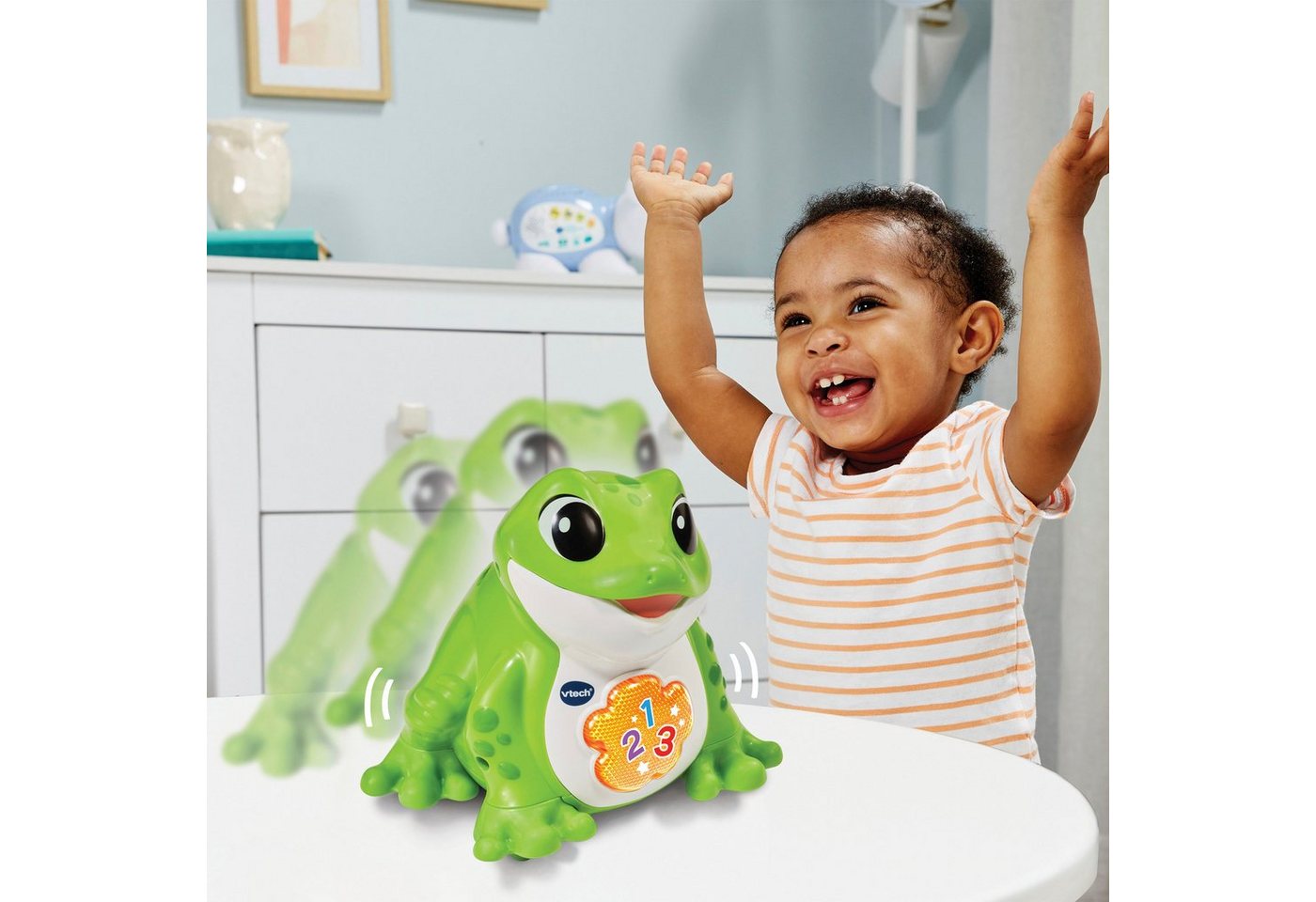 Vtech® Lernspielzeug Vtech Baby, Hüpfspaß-Frosch, mit Licht- und Soundeffekten – Bild 3 von 4