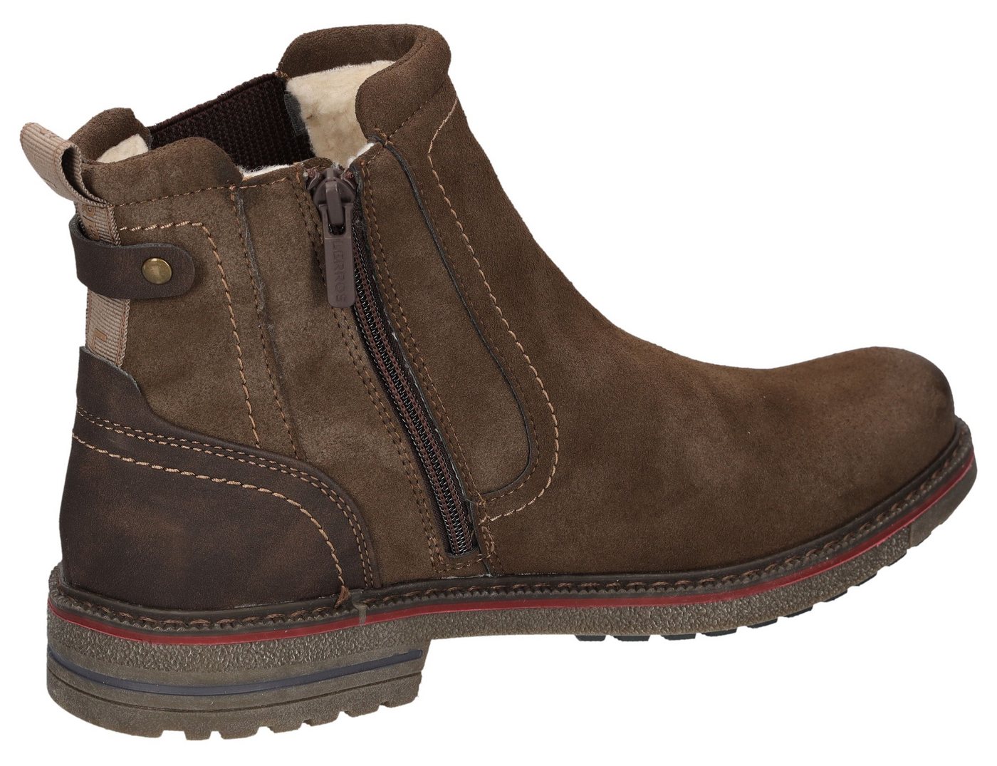 LERROS Chelseaboots Schlupfstiefel, mit Reißverschluss, Winterboots mit Warmfutter – Bild 4 von 5